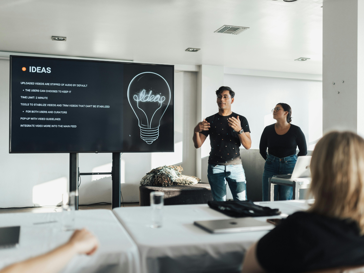 Digital marketing team working